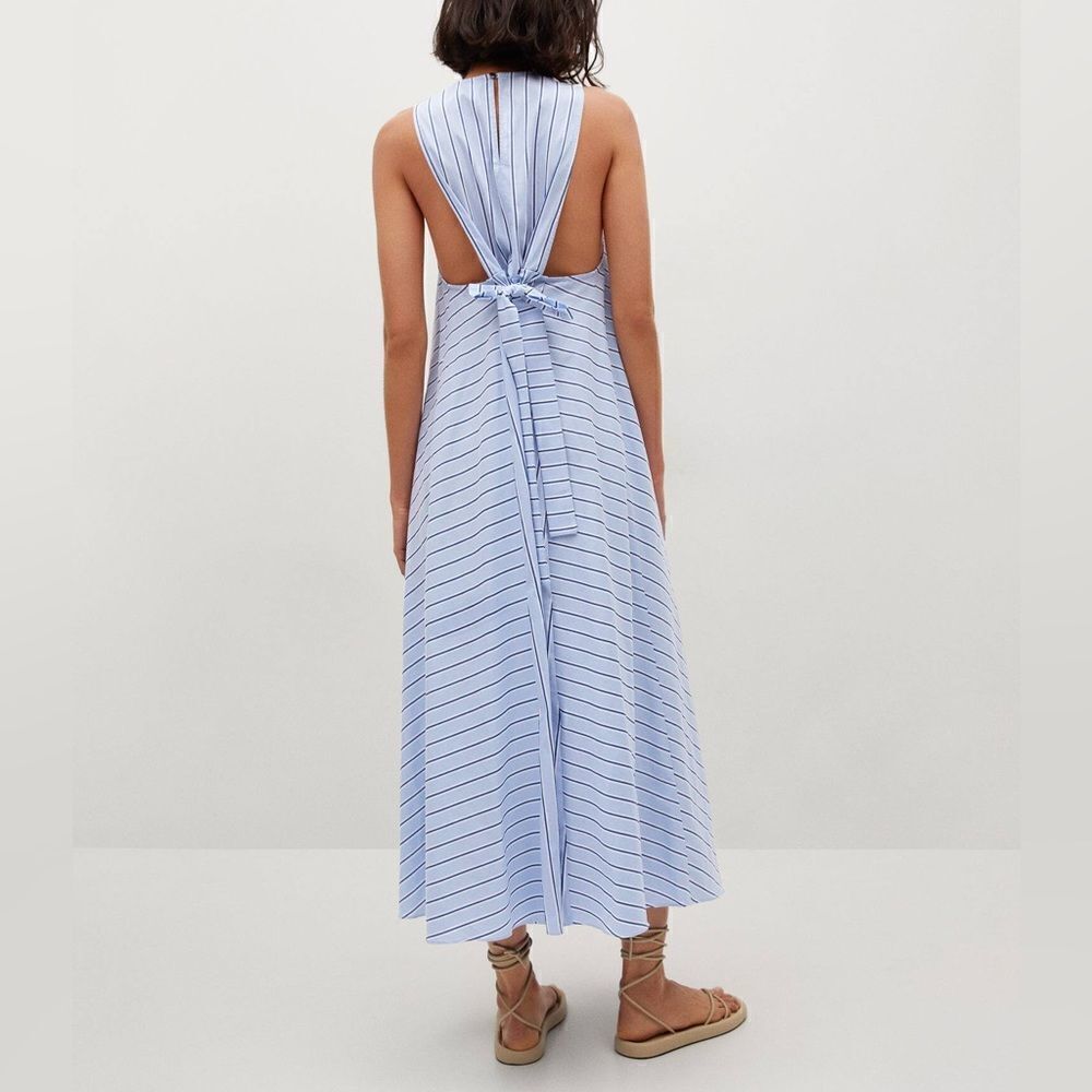 Mango Cotton Open Back Dress - Picture 6 of 7
